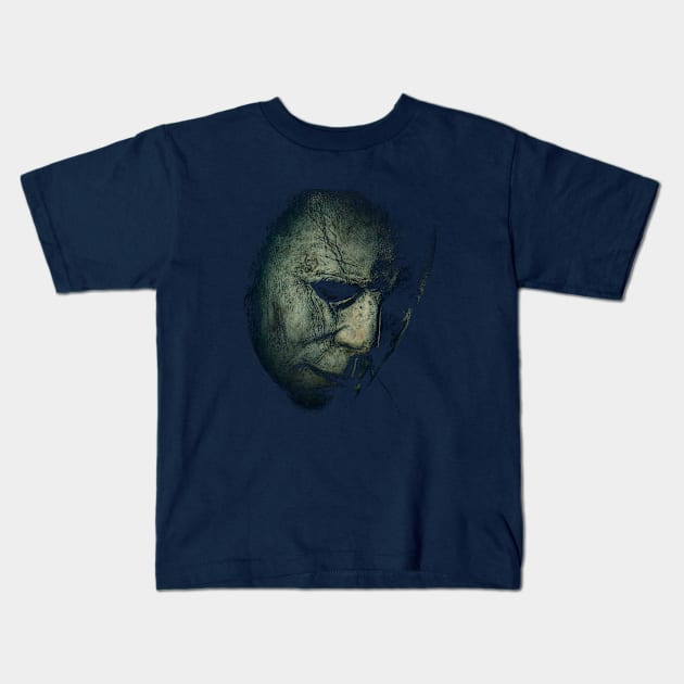 Halloween Michael Myers Kids T-Shirt by oxvaslim